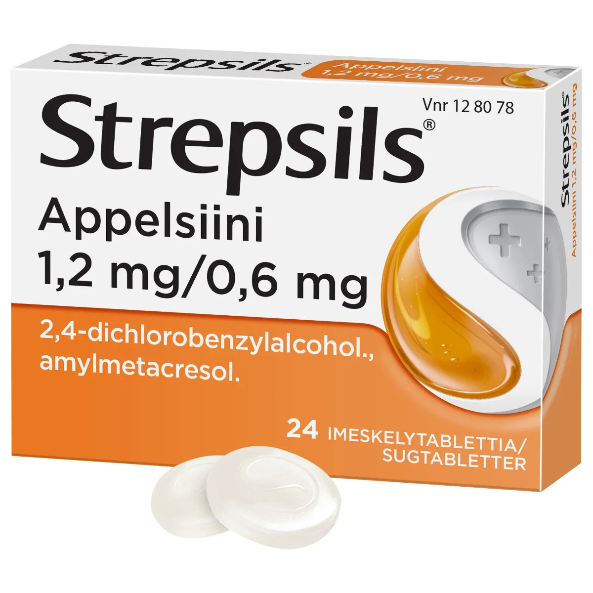 Strepsils Appelsiini imeskelytabletti 24 kpl