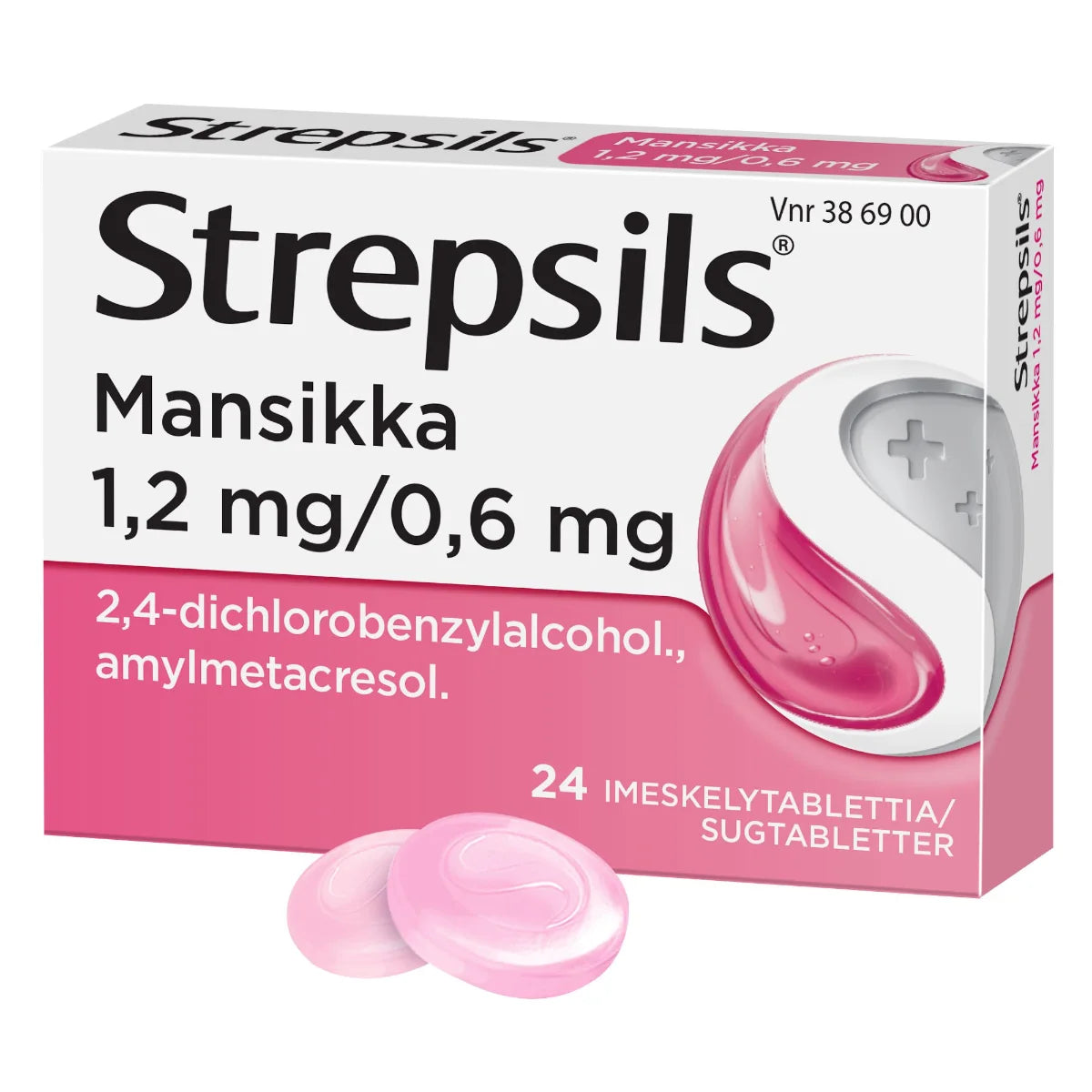 Strepsils mansikka imeskelytabletti 24 kpl