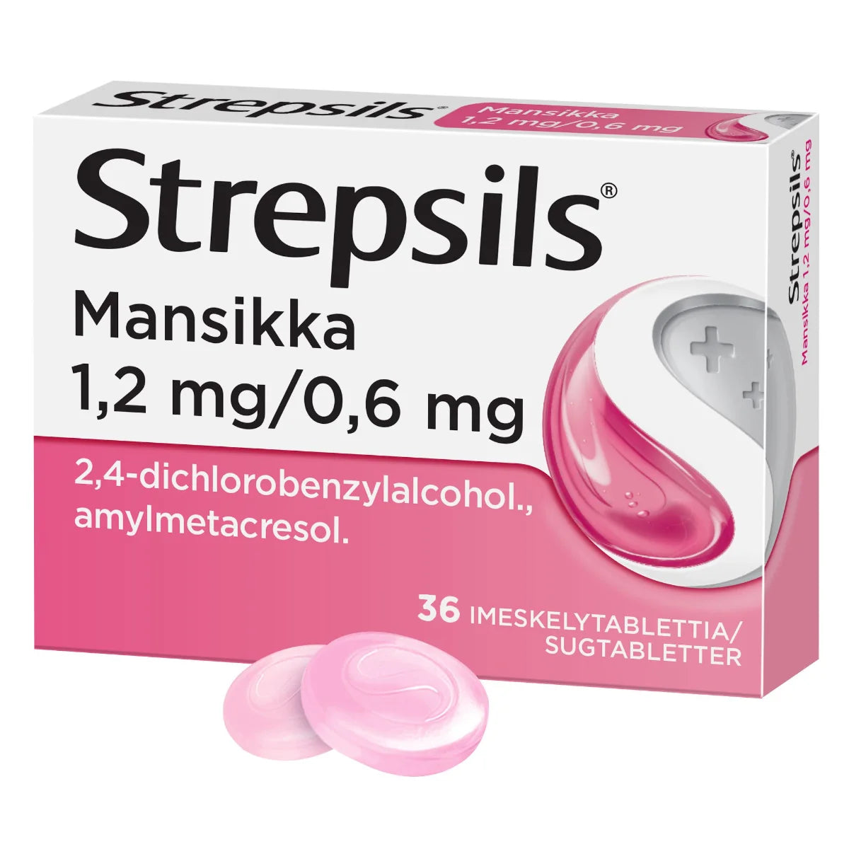 Strepsils mansikka imeskelytabletti 36 kpl