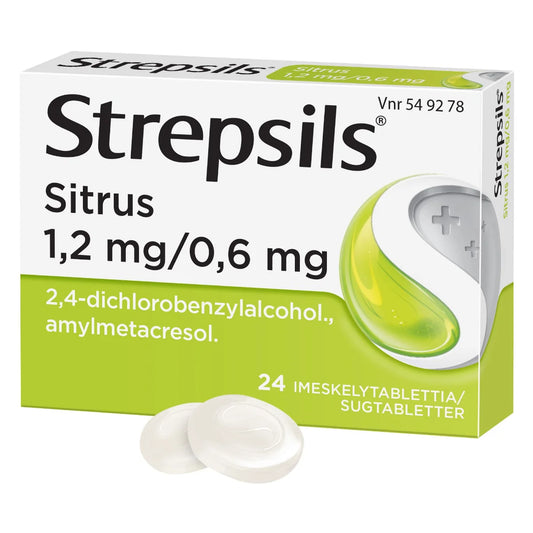 Strepsils Sitrus imeskelytabletti 24 kpl