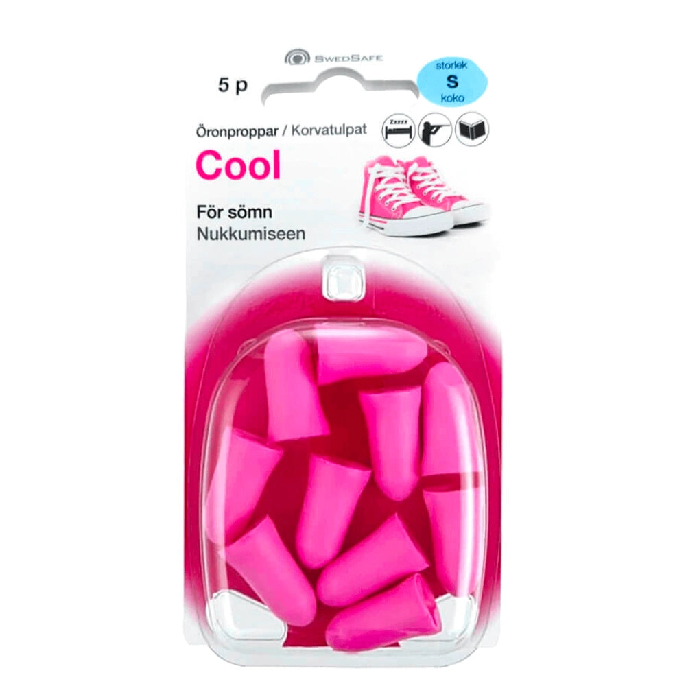 SWEDSAFE Cool Small Earplugs pienet korvatulpat 5 paria