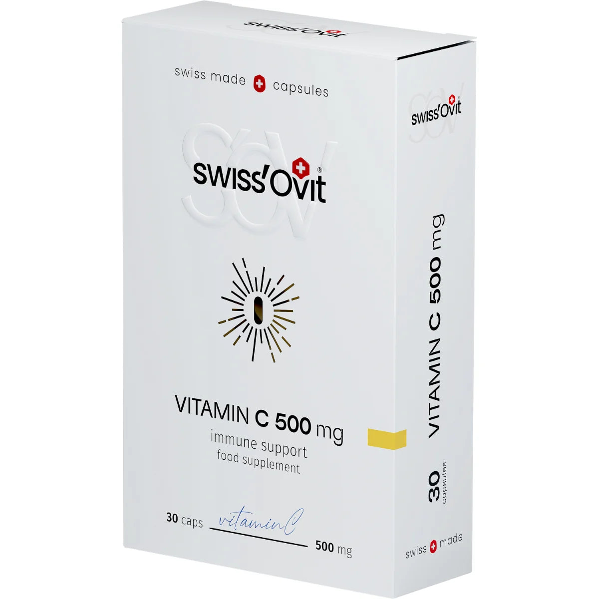 SwissOvit C-vitamiini 500 mg vegaaninen 30 kaps