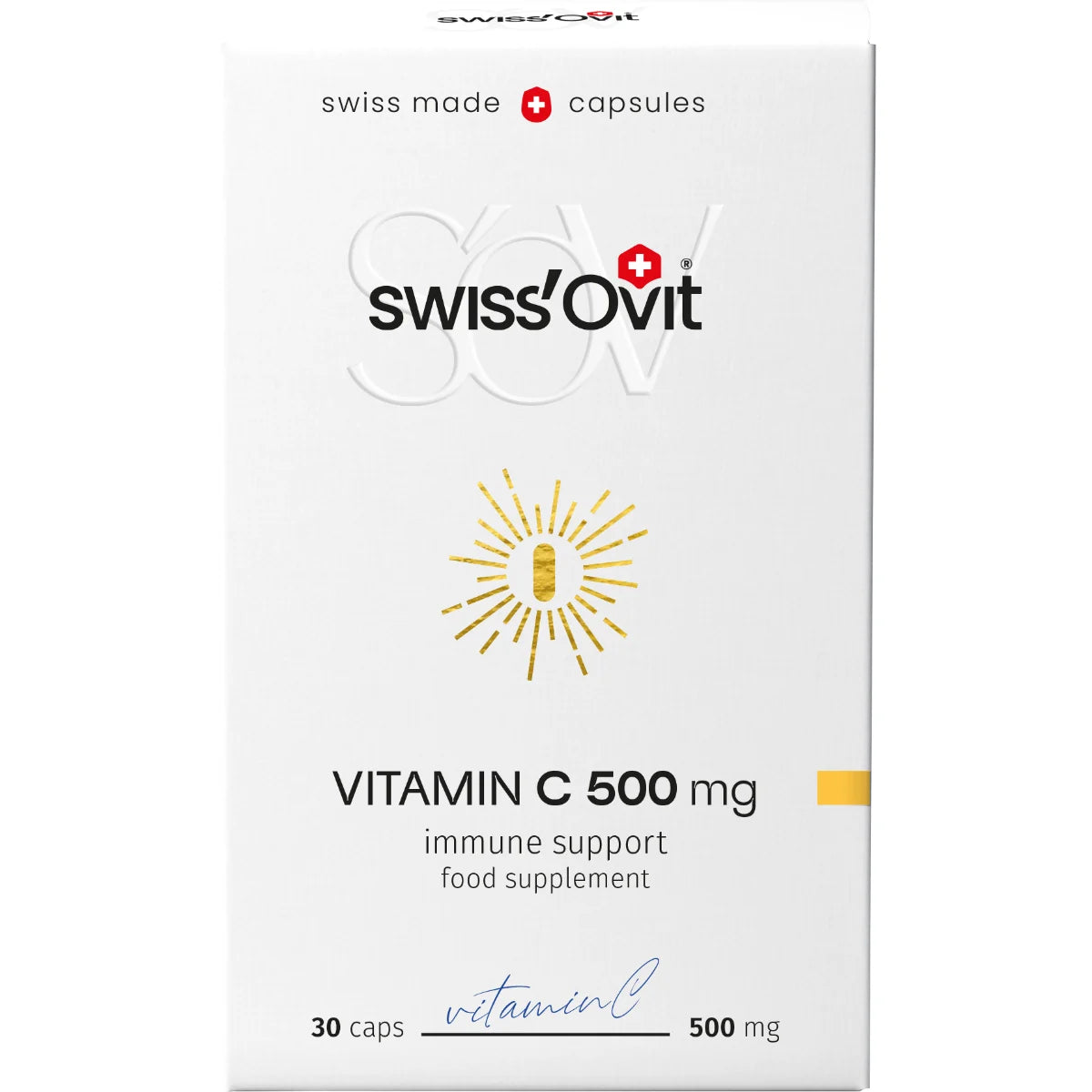 SwissOvit C-vitamiini 500 mg vegaaninen 30 kaps