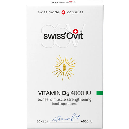 SwissOvit D3-vitamiini 100 mikrog / 4000 IU nestekapseli 30 kaps