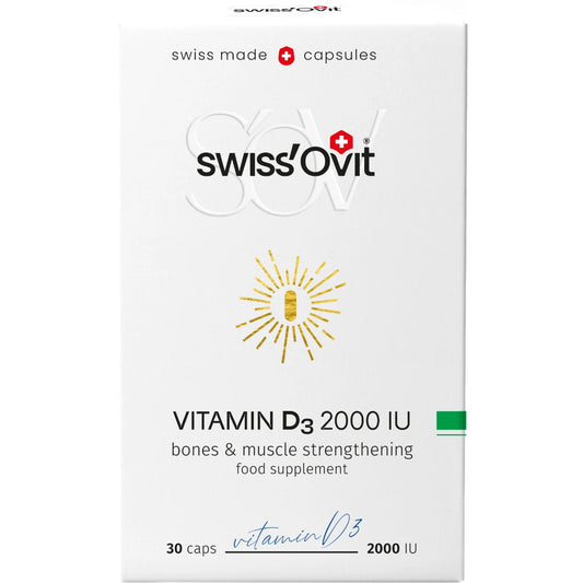 SwissOvit D3-vitamiini 50 mikrog / 2000 IU nestekapseli 30 kaps