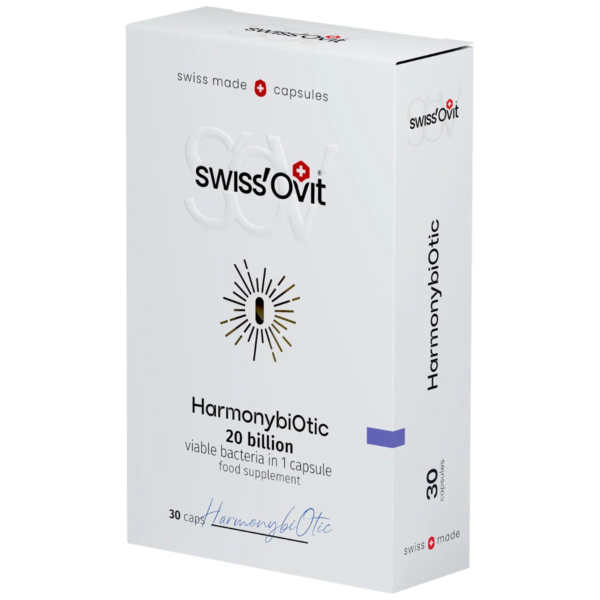 SwissOvit HarmonybiOtic vahva maitohappobakteeri 20 miljardia 30 kaps