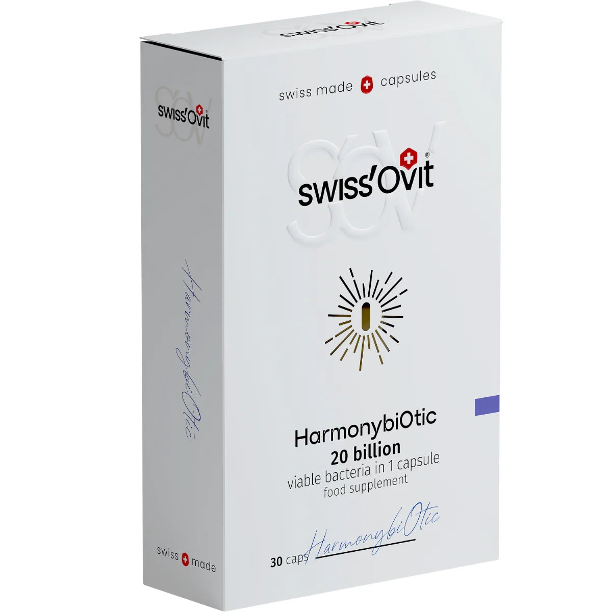 SwissOvit HarmonybiOtic vahva maitohappobakteeri 20 miljardia 30 kaps