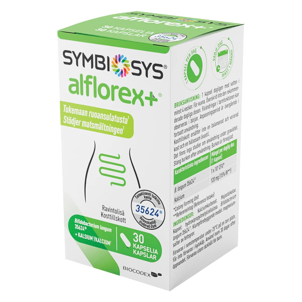 Symbiosys Alflorex+ kapseli 30 kpl