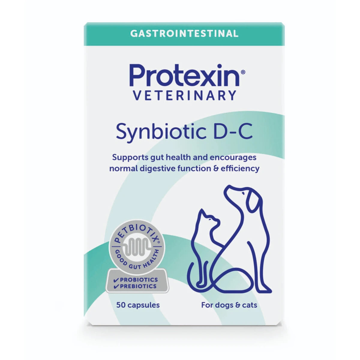 SYNBIOTIC D-C 50 kapselia – Ruuansulatuksen tukemiseen koirille ja kissoille