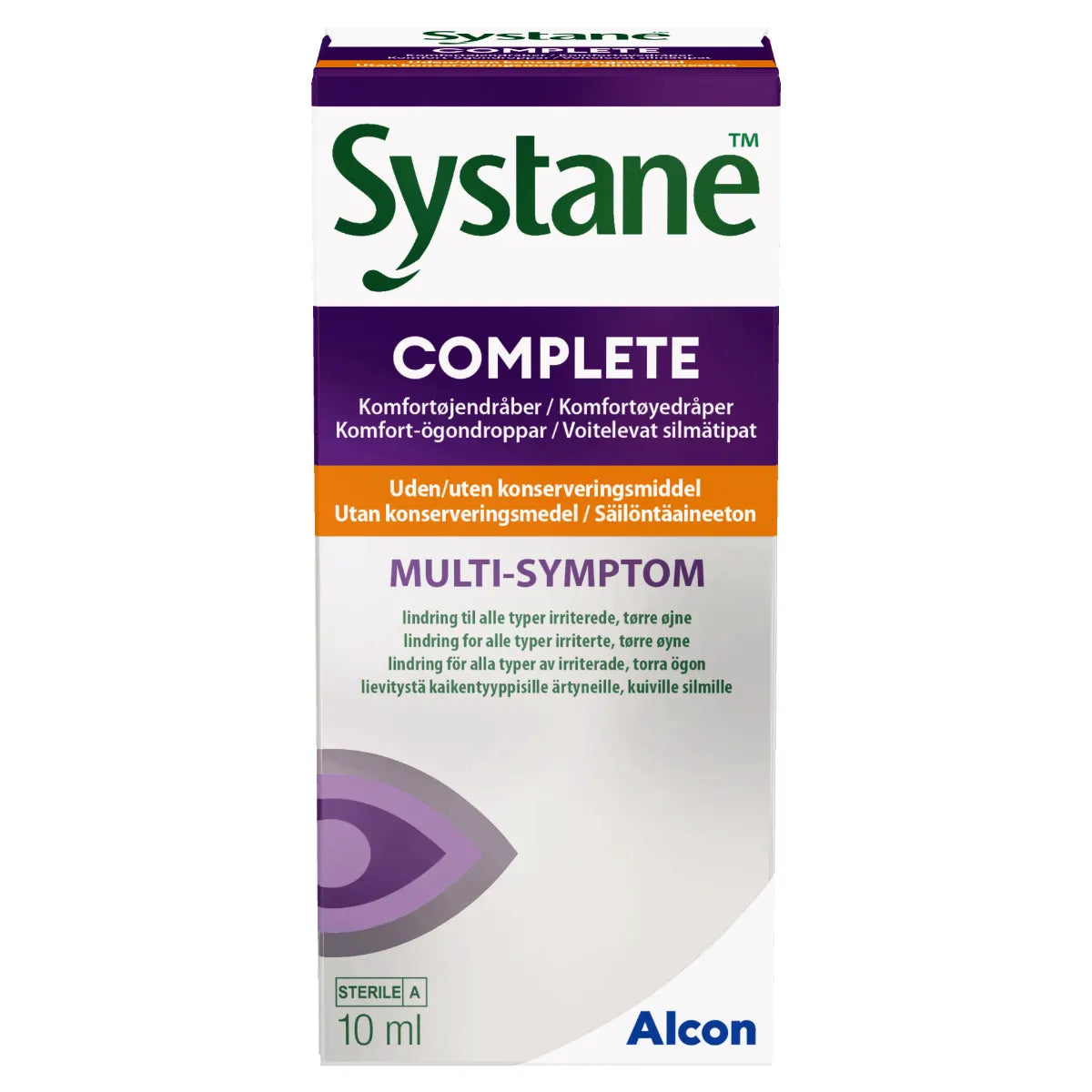 SYSTANE Complete silmätipat säilöntäaineeton 10 ml voitelevat silmätipat