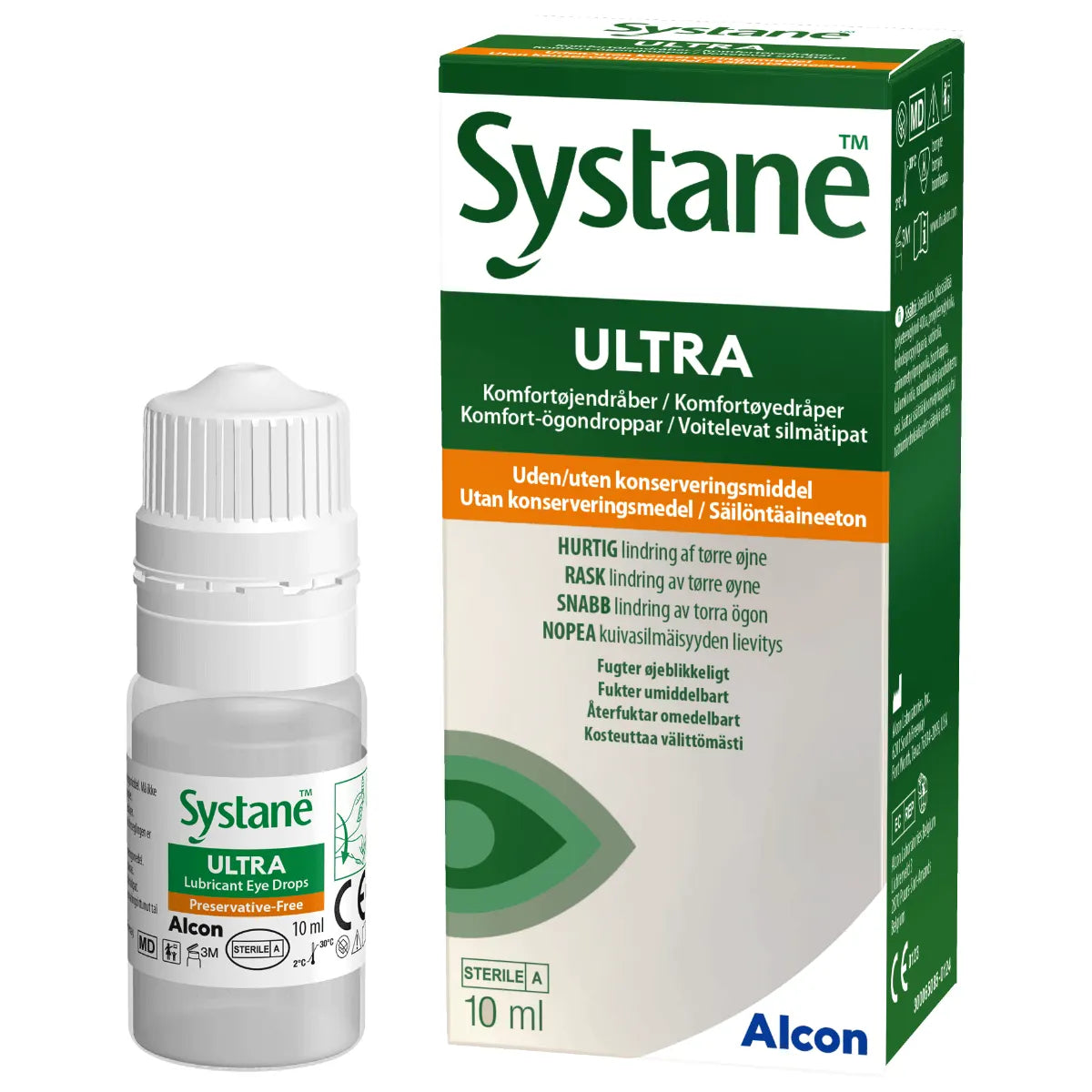 Systane Ultra MDPF silmätipat 10 ml välittömästä kosteuttavat voitelevat silmätipat