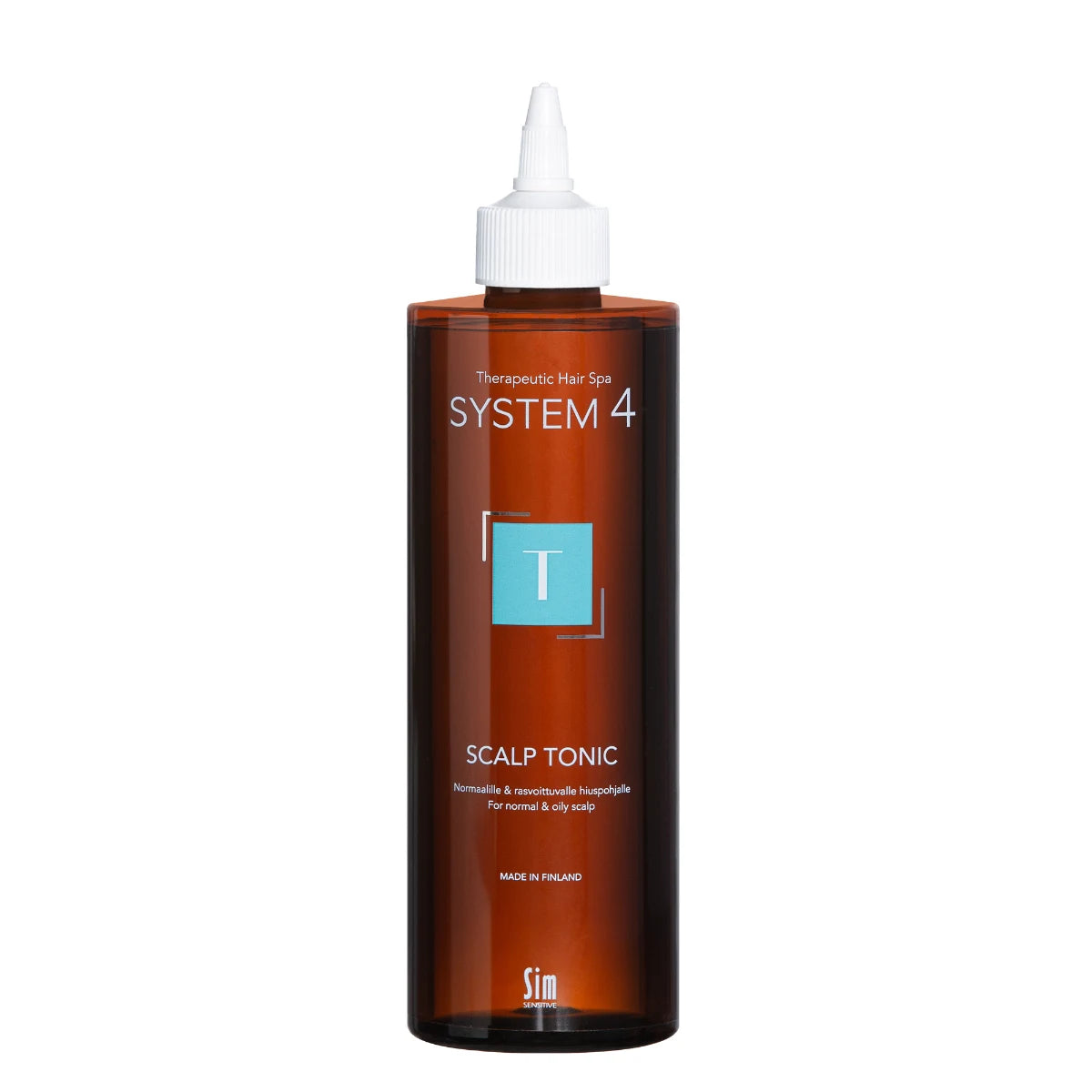 SYSTEM 4 Scalp Tonic T hoitoneste normaalille ja rasvoittuvalle hiuspohjalle 500 ml