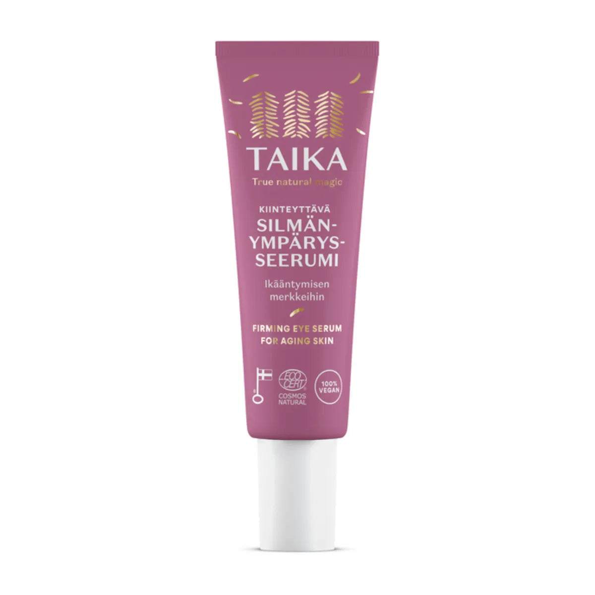 Taika Kiinteyttävä silmänympärysseerumi sisältää viilentävän roll-on -applikaattorin
