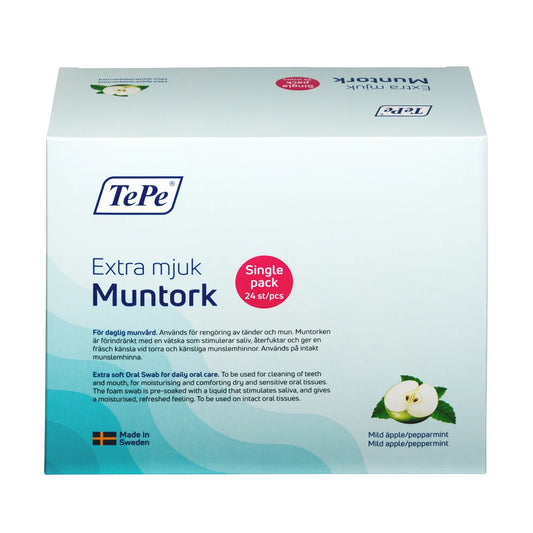 TePe Kosteuttava Suun Puhdistustikku – 24 kpl suun kosteutukseen