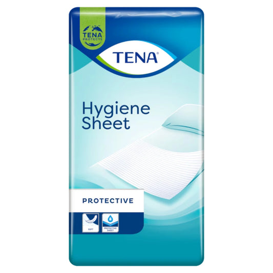 TENA Poikkilakana 80x175 cm 100 kpl tehokas suoja vuoteille ja istuimille