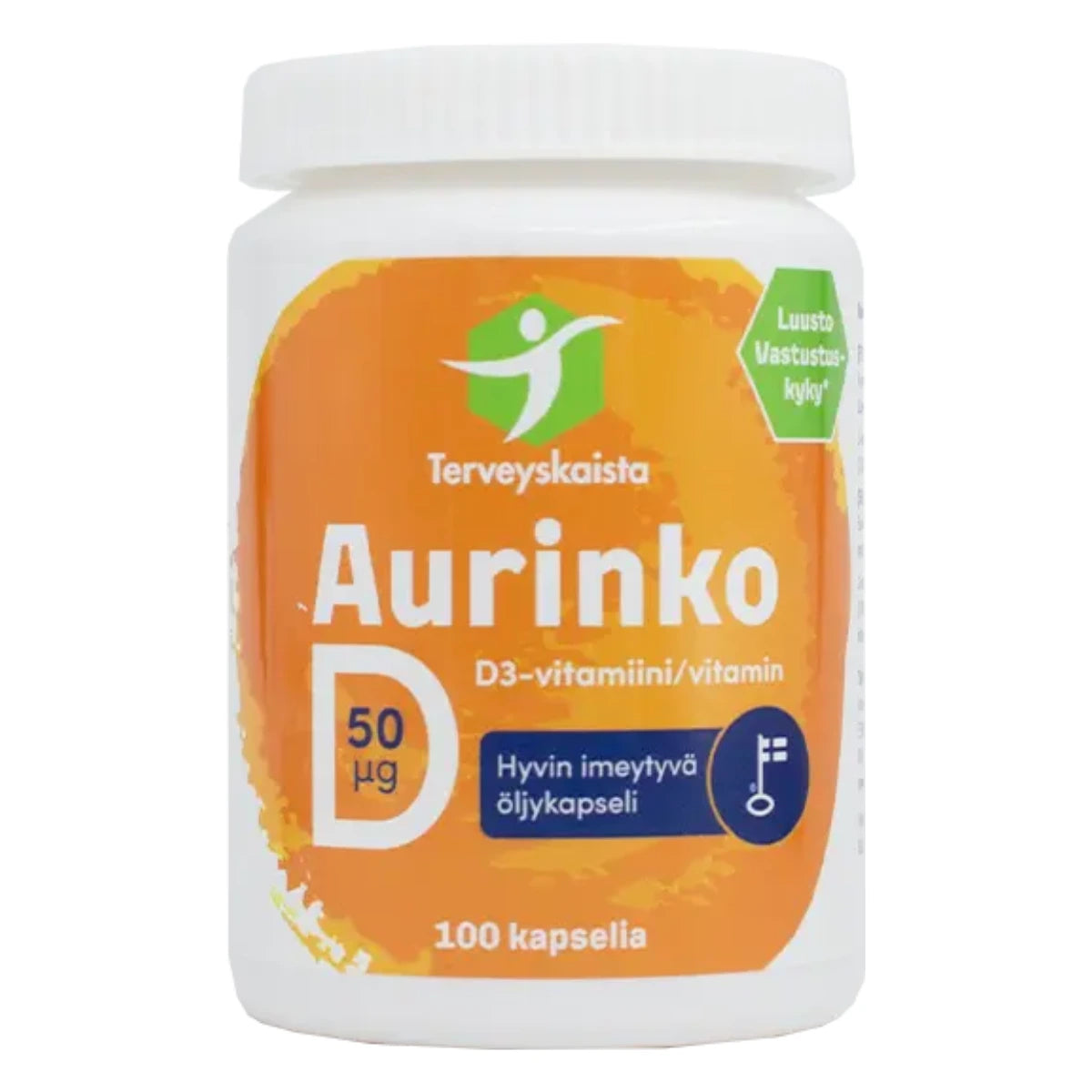 TERVEYSKAISTAN Aurinko D 50 mikrog öljykapseli 100 kpl