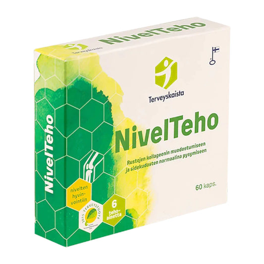 TERVEYSKAISTAN Nivelteho kapseli 60 kpl nivelten hyvinvointiin