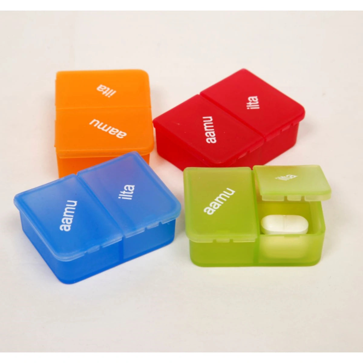 Terveystutka Mini2 Dosetti 1 kpl saatavilla neljässä eri värissä