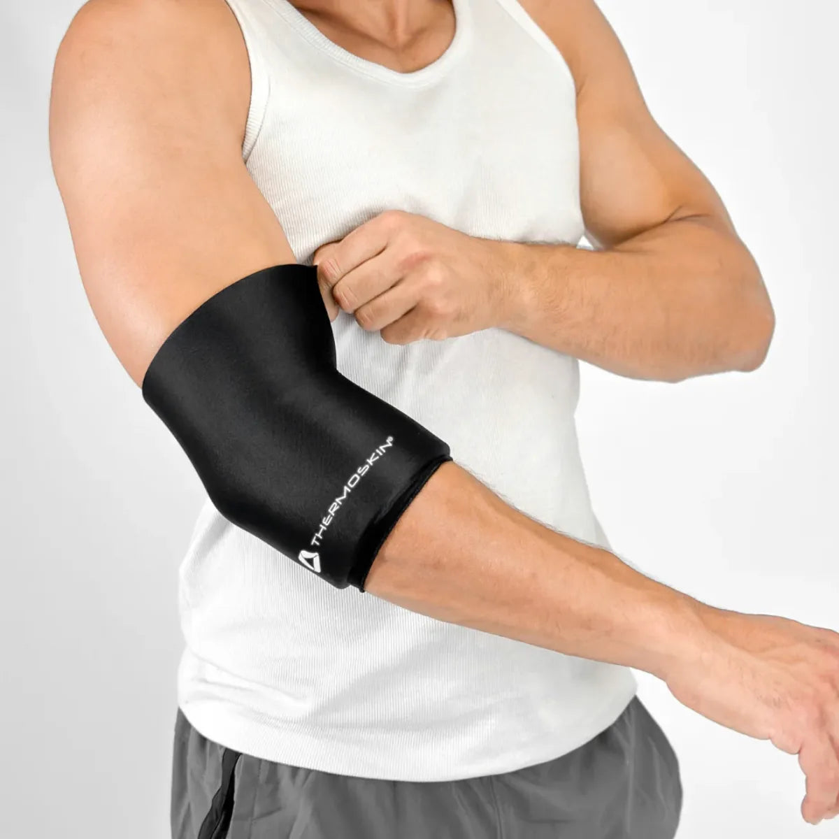 Thermoskin Recovery Ice Sleeve kylmä-kuumapakkaus käytä kipeään kyynärpäähän