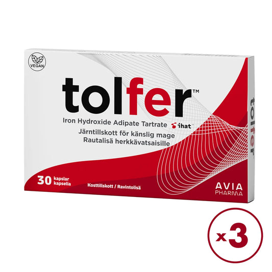 Tolfer rautavalmiste (IHAT) 30 mg 3x30 kaps