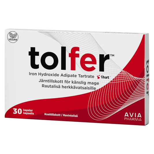 Tolfer rautavalmiste (IHAT) 30 mg 30 kaps rautalisä