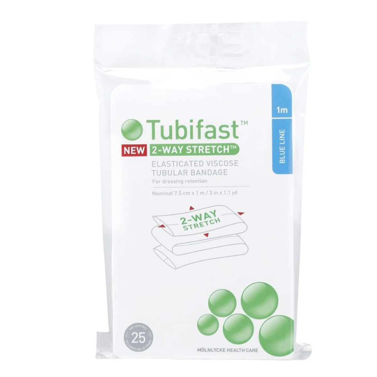 TUBIFAST Putkisidos 7,5 cm x 1 m 1 kpl