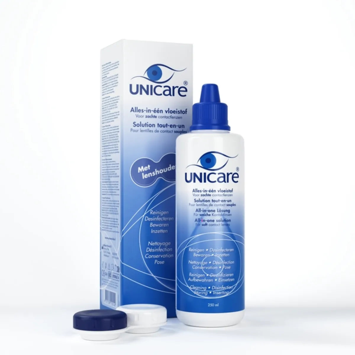 Unicare All-in-one liuos pehmeille piilolinsseille 250 ml