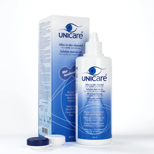 Unicare All-in-one liuos pehmeille piilolinsseille 360 ml
