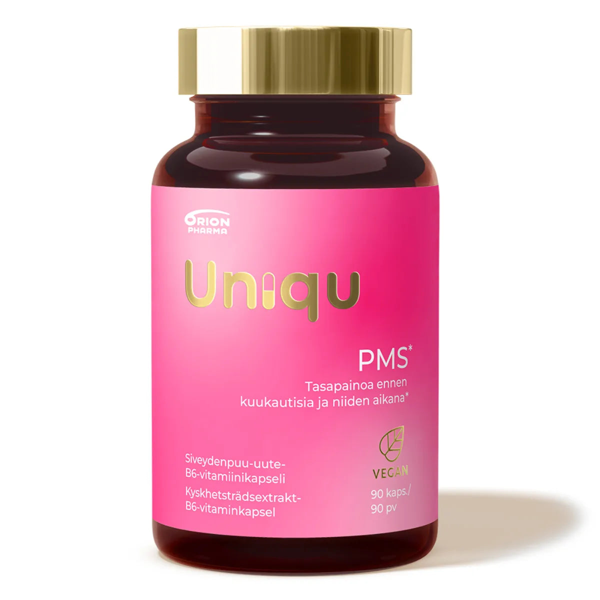 Uniqu PMS kapseli 90 kpl tasapainottaa tuntemuksia kuukautisten aikaan