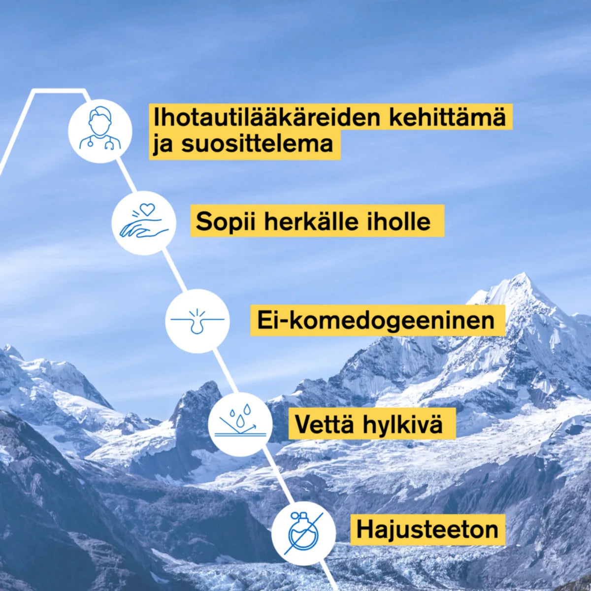 Uriage Bariesun 100 Extreme Protective fluid SPF50+ omainaisuudet