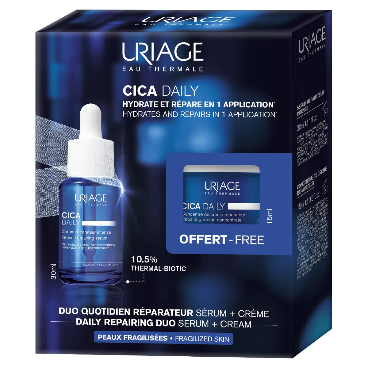 Uriage Cica Daily lahjapakkaus – vahvistaa rasittunutta ihoa