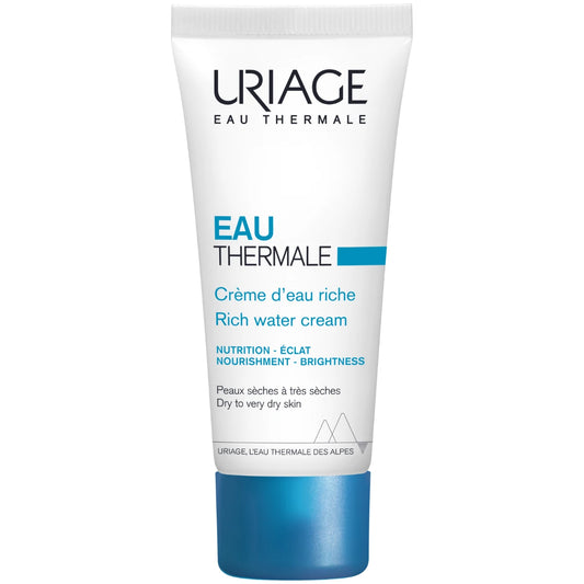 Uriage Eau Thermale Rich Water Cream 40 ml ravitseva ja kosteuttava kasvovoide erityisesti kuivalle ja herkälle iholle