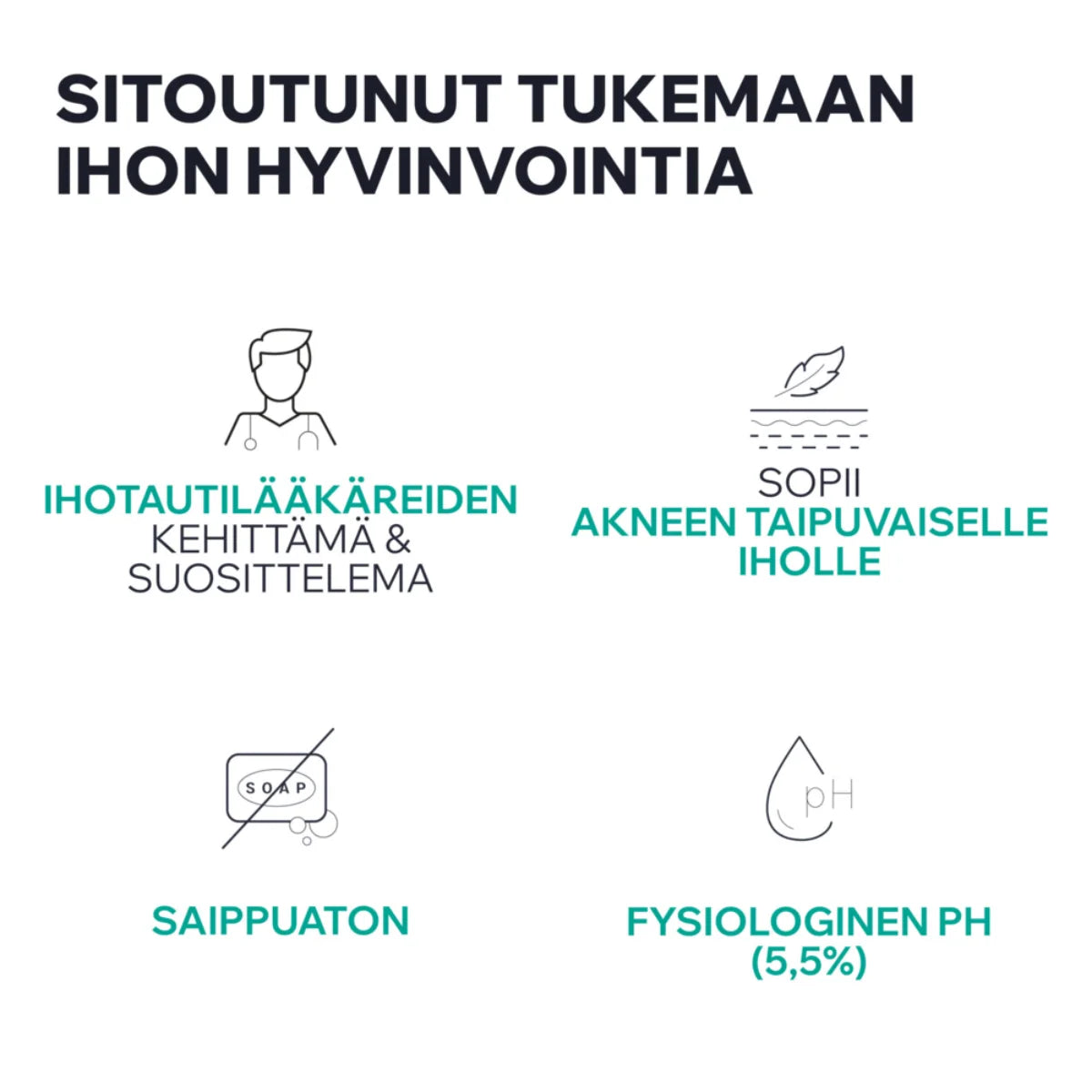 Uriage Hyseac tukee akneen taipuvaisen ihon hyvinvointia 