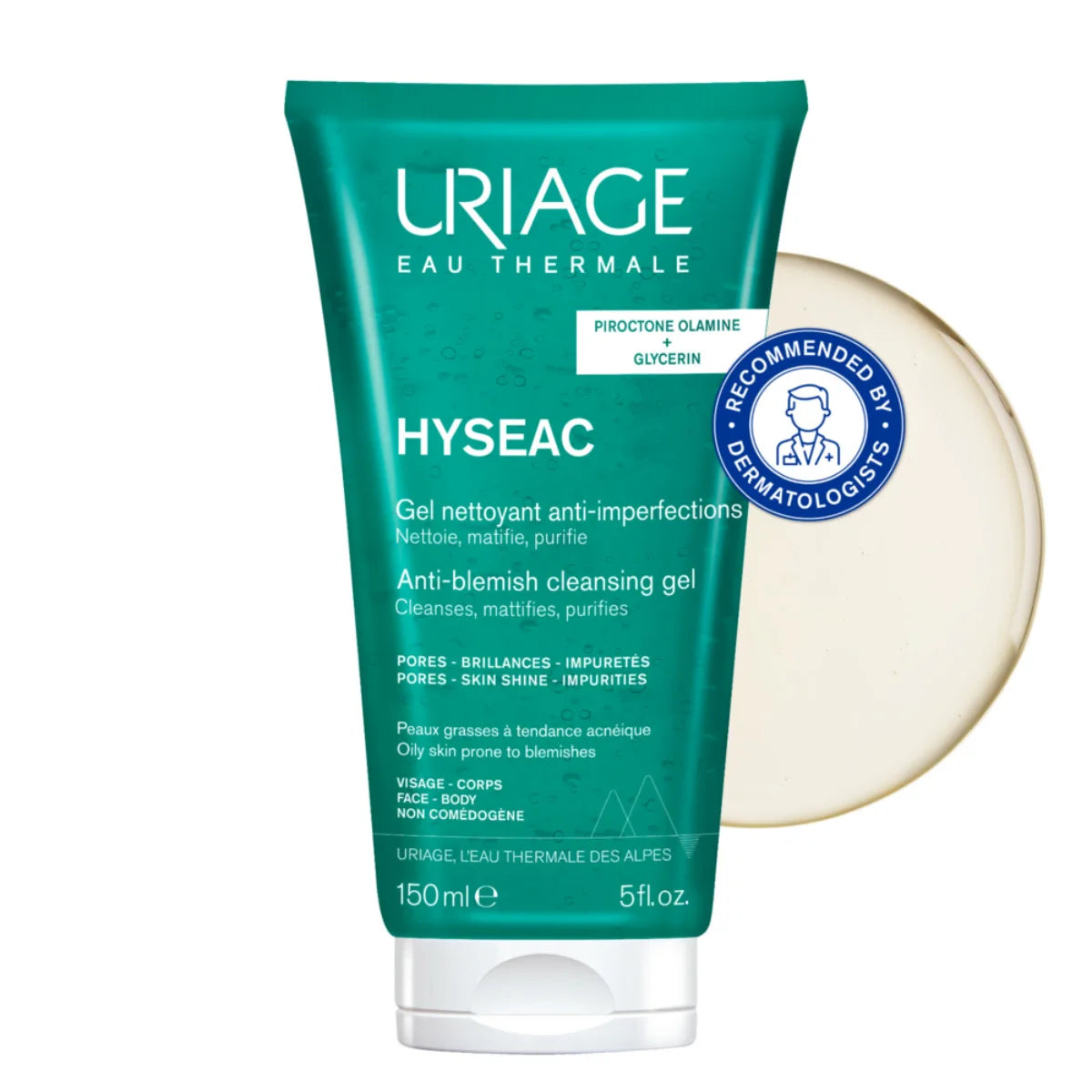 Uriage Hyseac Cleansing Gel puhdistusgeeli ihotautilääkärien suosittelema