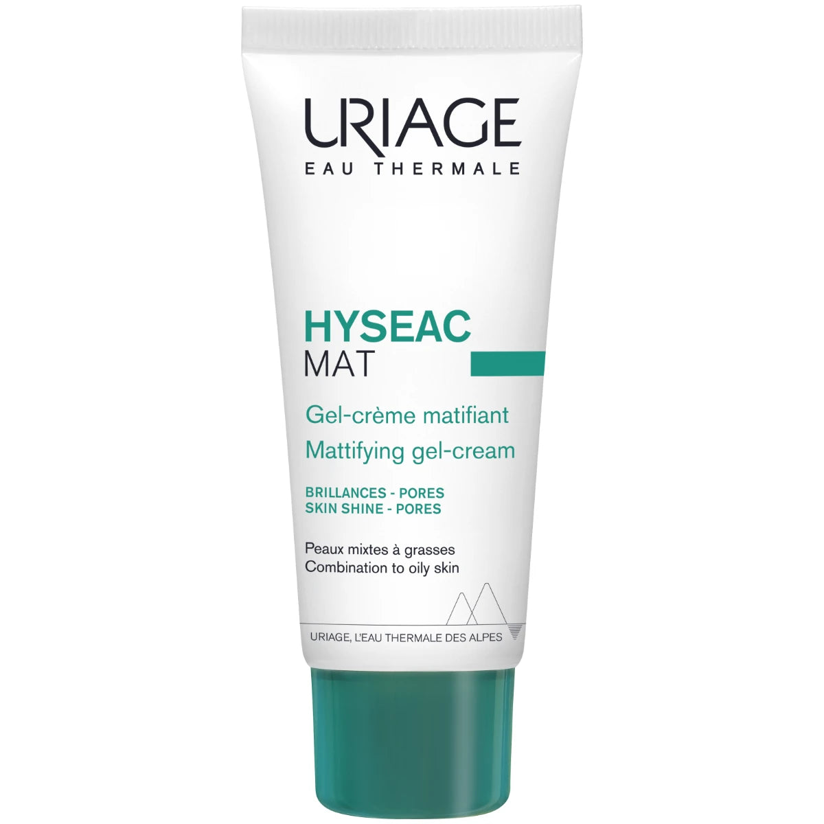 Uriage Hyseac Mattifying Gel-cream kasvovoide 40 ml vähentää ihon kiiltelyä ja supistaa ihohuokosia