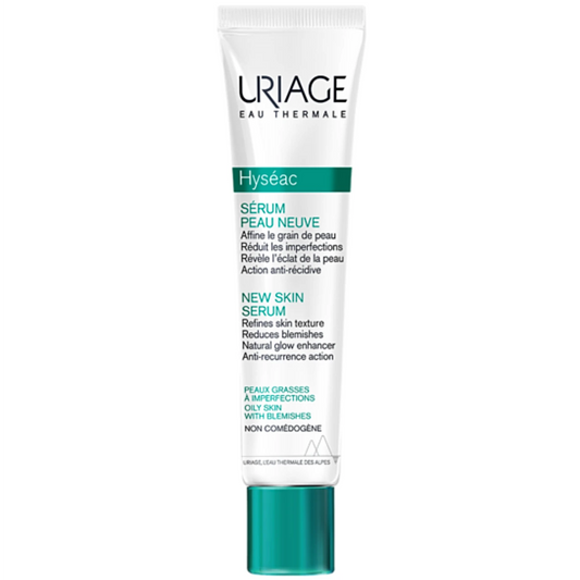 Uriage Hyseac New Skin Serum 30 ml kasvoseerumi epäpuhtauksia vastaan tasoittaa ihon pintaa