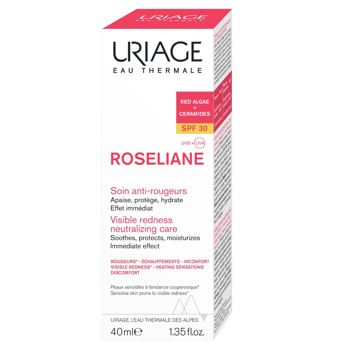 Uriage Roseliane Anti-Redness Cream SPF30 40 ml rauhoittaa punoittavaa ihoa