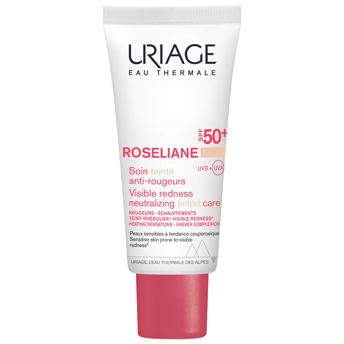 Uriage Roséliane CC Cream SPF50+ Light Tint 40 ml – Rauhoittava ja sävyttävä kasvovoide punoitukselle alttiille iholle