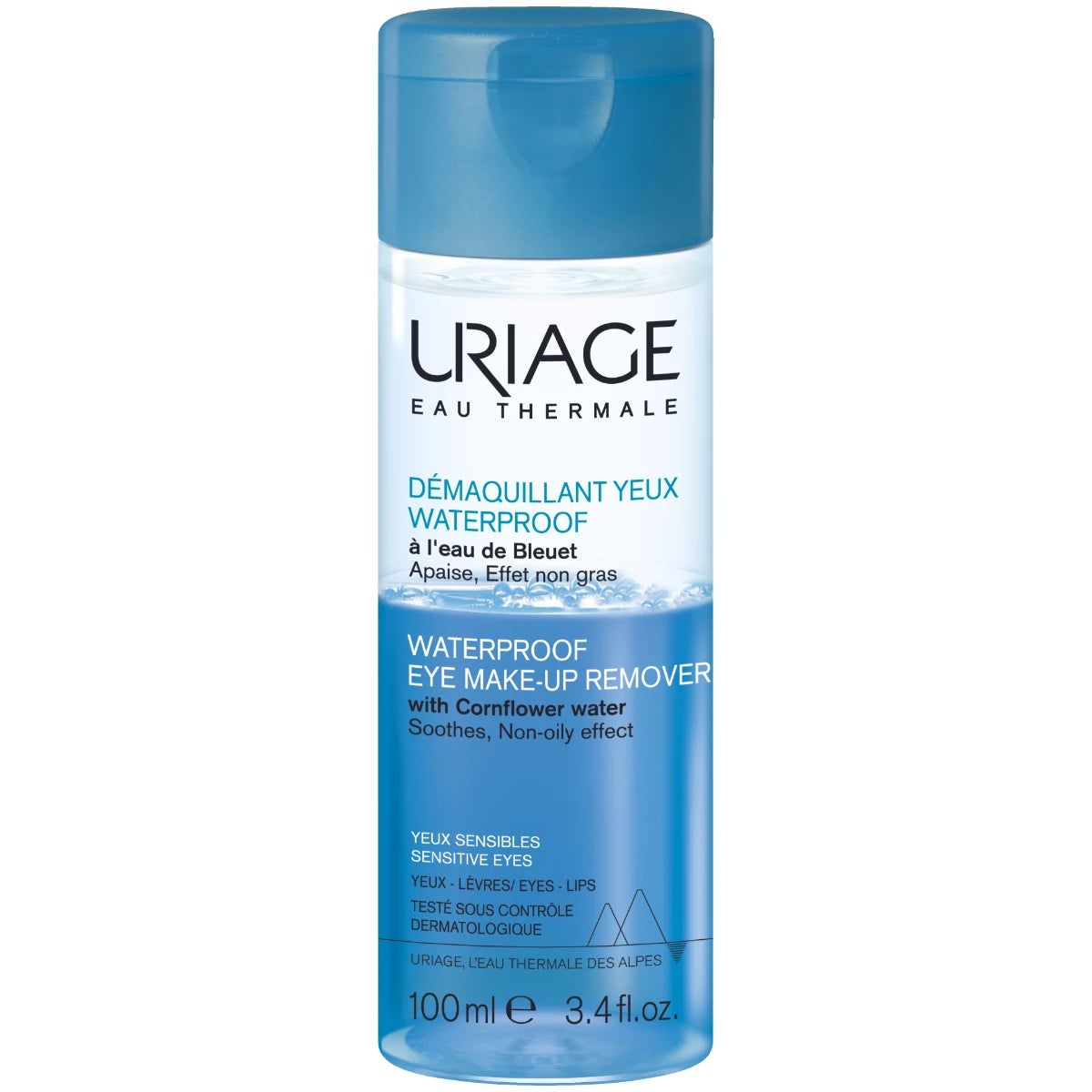 Uriage Waterproof Eye Make-up Remover 100 ml silmämeikinpoistoaine vedenkestävälle silmämeikille