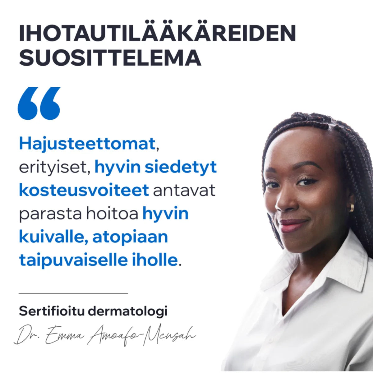 Uriage Xemose C8+ Anti-Itch Cerat hajusteeton ja hyvin siedetty 