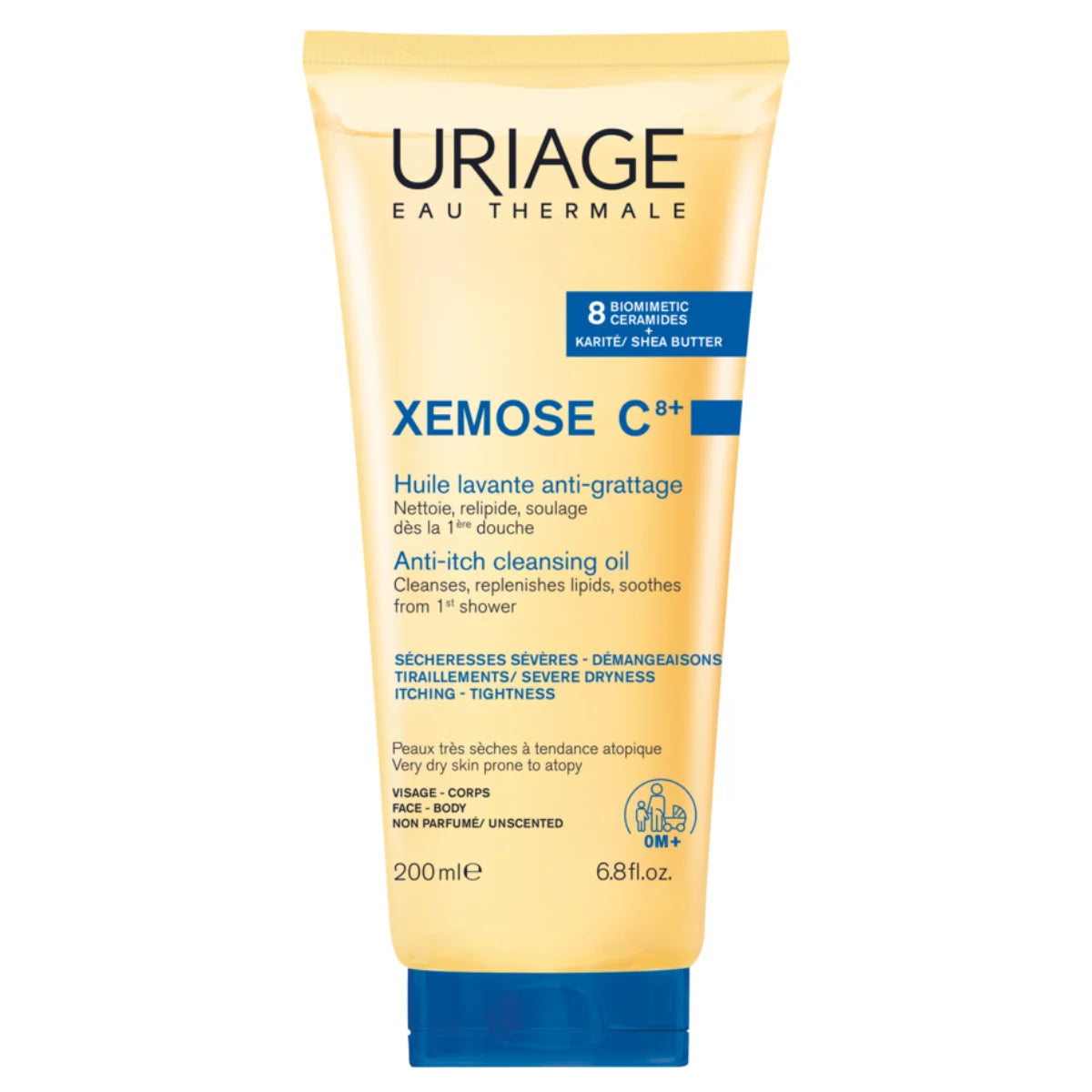 Uriage Xemose C8+ Anti-Itch Cleansing Oil puhdistusöljy 200 ml