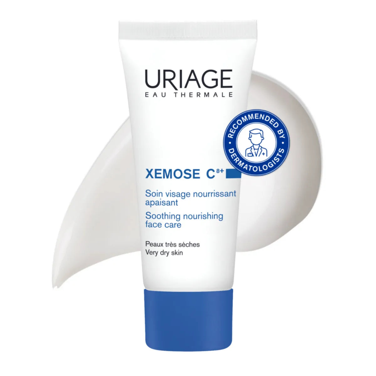 Uriage Xemose C8+ Face Cream hyvin kuivalle iholle ihotautulääkäreiden suosittelema