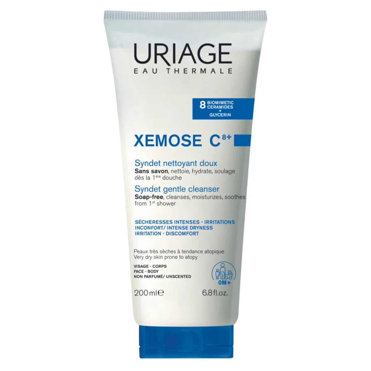 Uriage Xemose C8+ Syndet Gentle Cleanser 200 ml