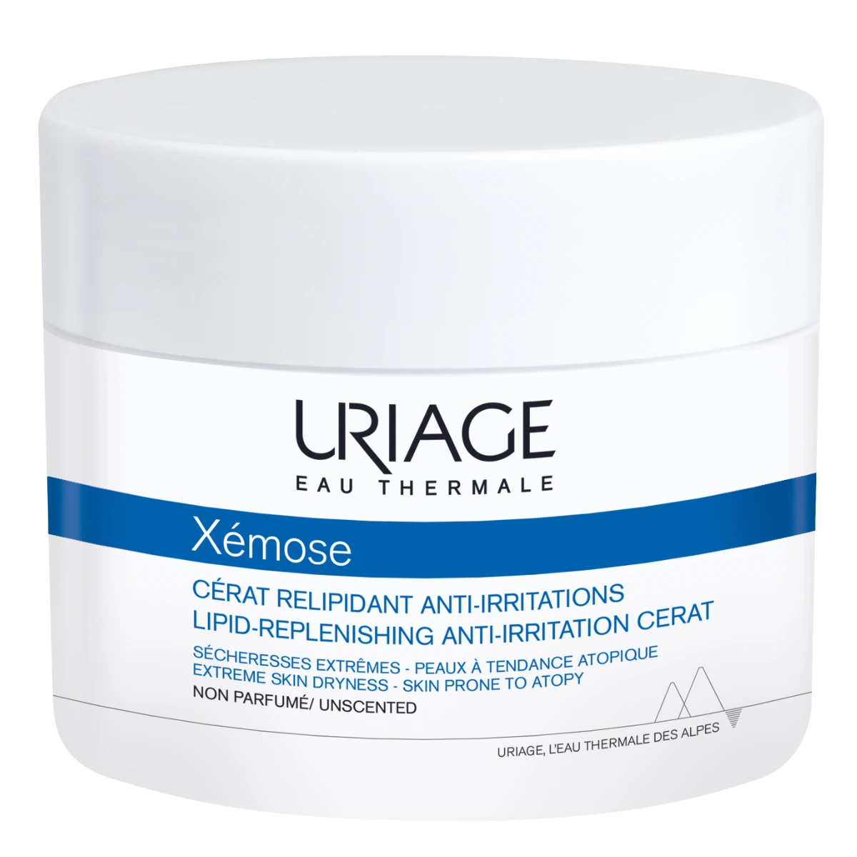 Uriage Xemose Lipid-Replenishing Anti-Irritation Cerat 200 ml hajusteeton täyteläinen voide kutisevalle ja atooppiselle iholle
