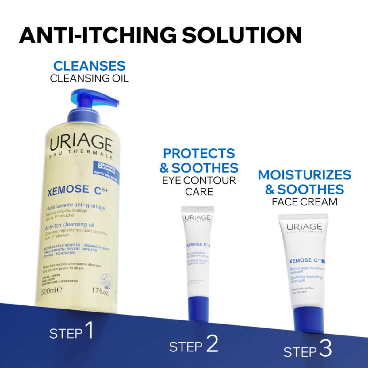 Uriage Xemose rutiini kutisevan ihon hoitoon