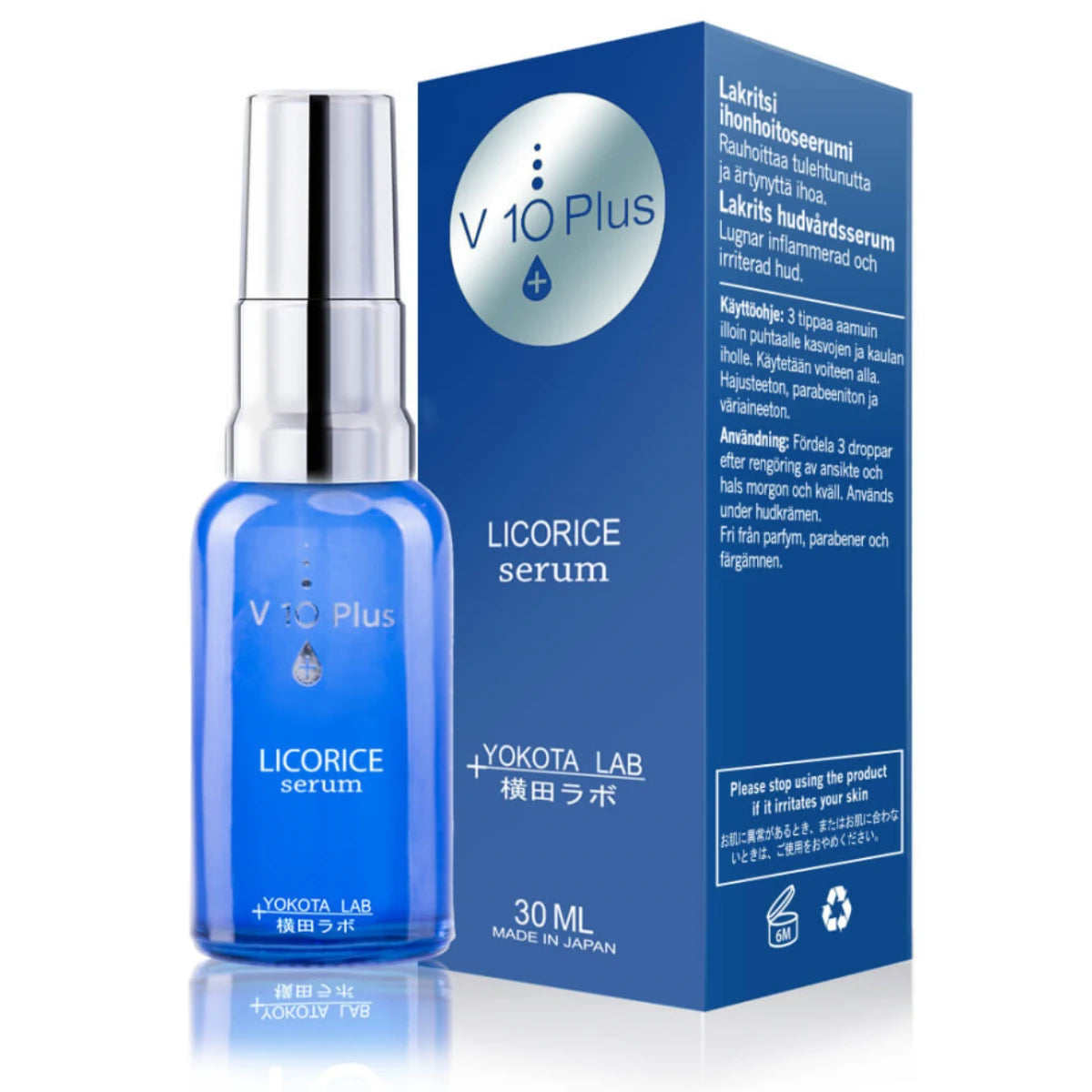 V10PLUS Licorice Serum kasvoseerumi 30 ml epäpuhtauksille ja ärtyneelle iholle