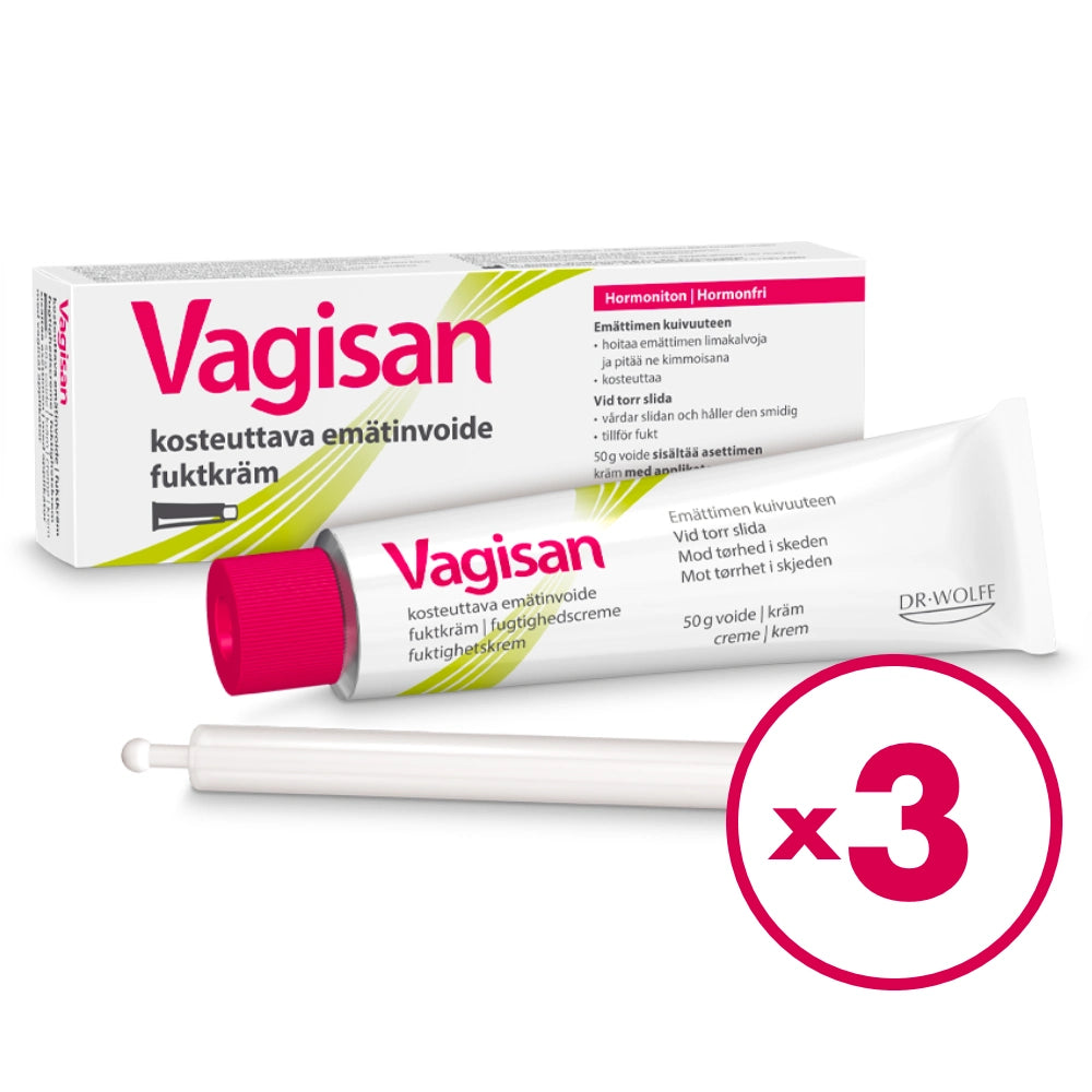 VAGISAN kosteuttava emätinvoide 3x50 g