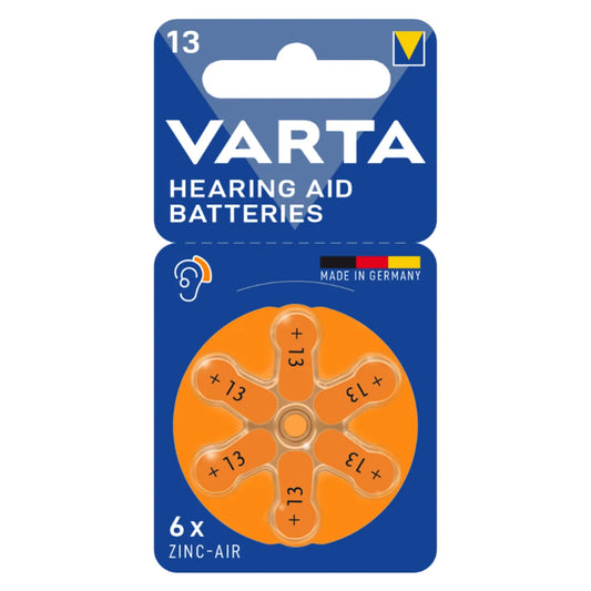 VARTA Kuulokojeparisto V13 6 kpl
