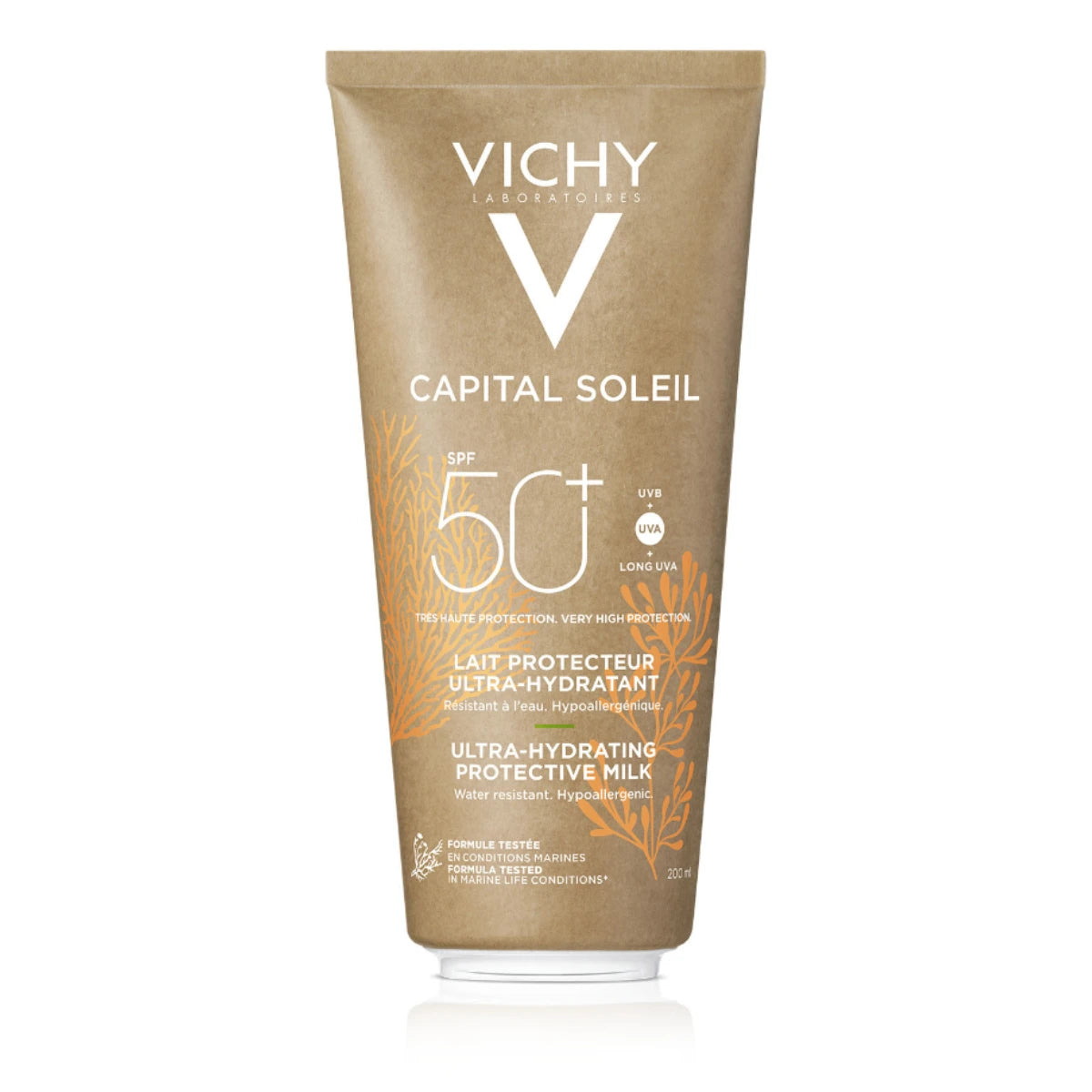 VICHY Capital Soleil Eco-Designed Milk aurinkosuojaemulsio SPF50+ 200 ml