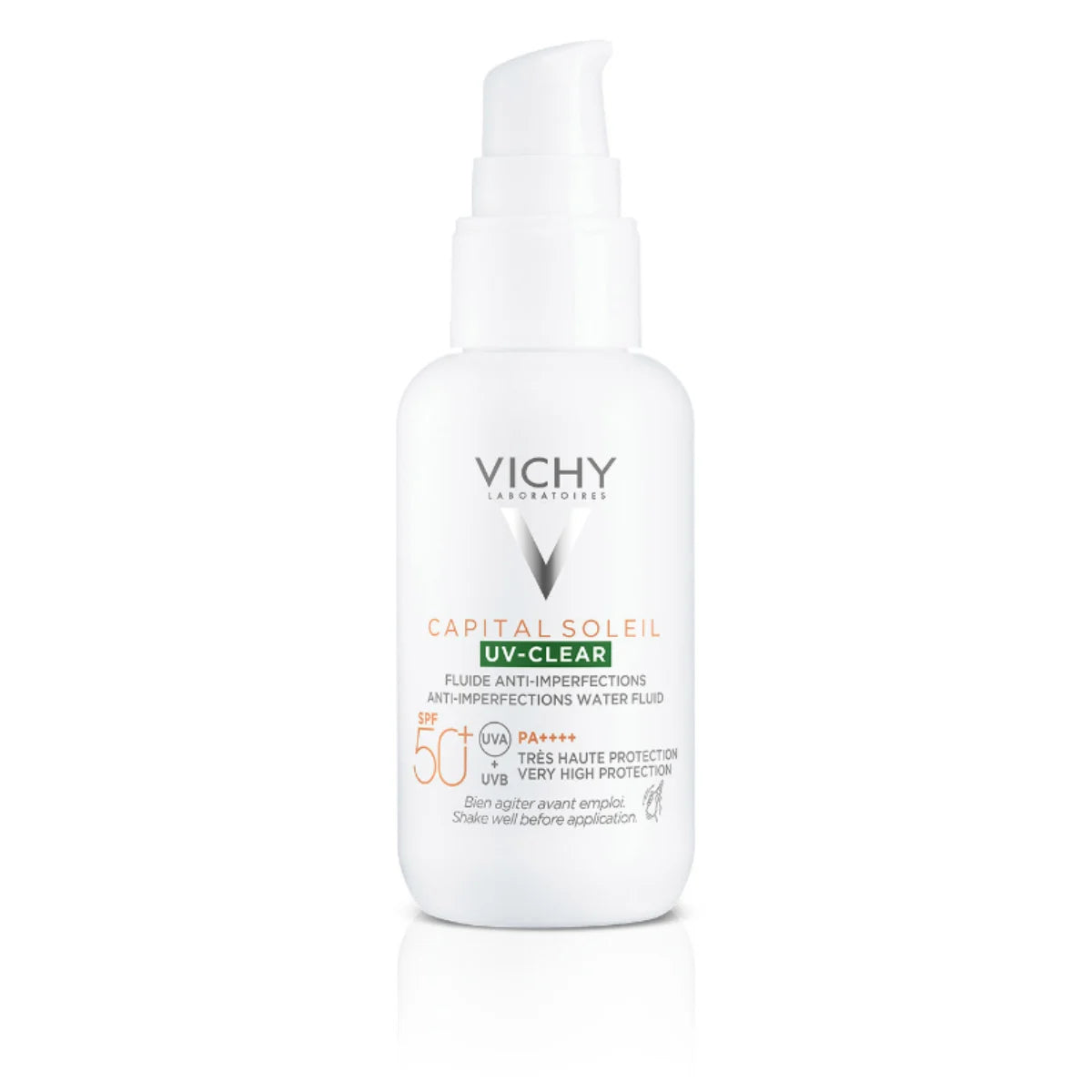 Vichy Capital Soleil UV-Clear SPF50+ 40 ml – aurinkosuojavoide rasvoittuvalle iholle
